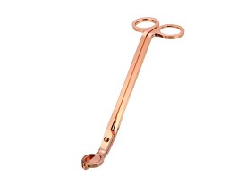 Tijera corta pabilo inclinada gold rose 